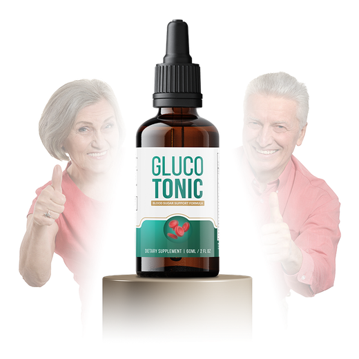 GlucoTonic liquid blood-sugar tonic bottle